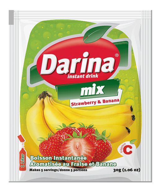 دارينا فراولة وموز 